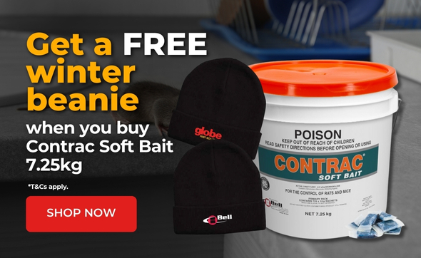 Get a free winter beanie when you buy Contrac Soft Bait 7.25kg