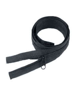 Zipper Black 1m with slider