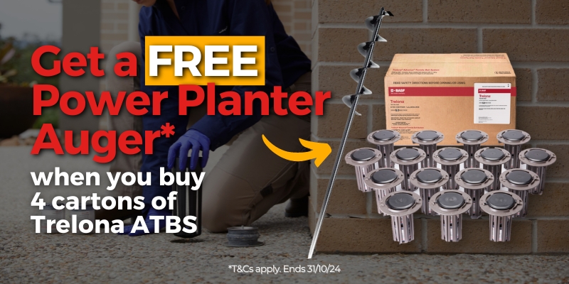 Get a free Power Planter Auger when you buy 4 cartons of Trelona ATBS